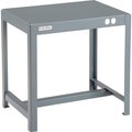 Global Industrial Deluxe Machine Table, 12 Gauge Welded Top, 24W x 18D x 24H 493760